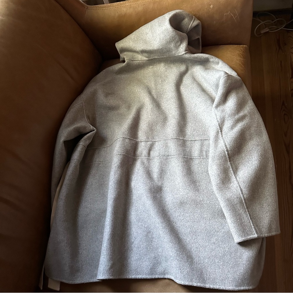 Jucy Judy cashmere wool cashmere silk coat jacket oversized boxy Korea designer - Picture 8 of 17